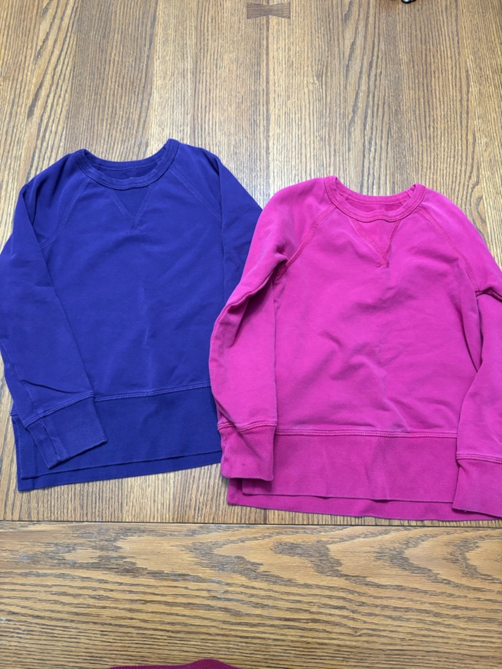 Primary Girls' Tunic Sweatshirt in Purple and Pink 3T